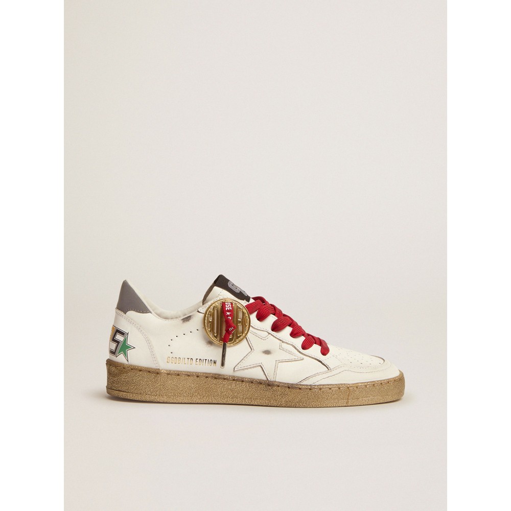Ball Star Game EDT Capsule Collection sneakers in white leather with multicolored lettering
